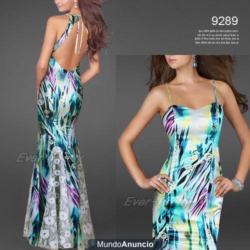 VESTIDO DE NOCHE O FIESTA TALLA 46 CON ETIQUETAS
