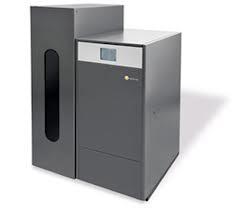 caldera biomasa BIOCLASS 25 KW instalada con iva 5.840 €