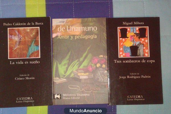 Libros lectura obl.Castellano ESO+ Bachillerato