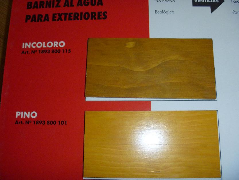 Carta de colores para vigas