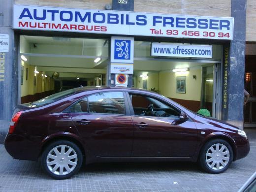 NISSAN PRIMERA 2.2DiC Tekna 5p, AÑO 2002, XENON, PANTALLA TRASERA CON CAMARA,NACIONAL