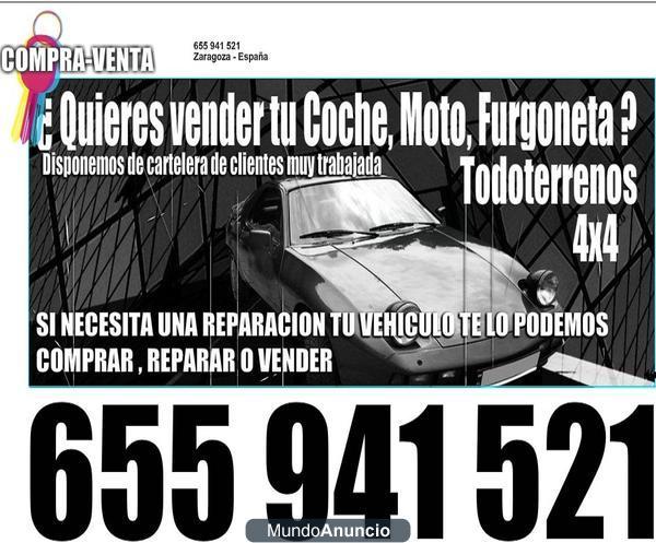 ¿ Quieres vender tu coche, moto, furgoneta,todoterreno?