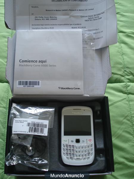 Blackberry Curve Blanca Nueva 100€