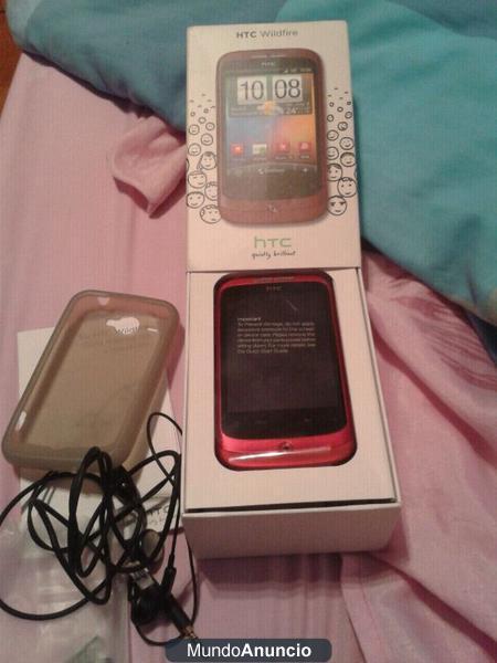 HTC Wildfire Rojo LIBRE 100€