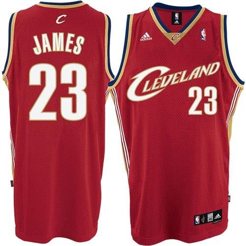 camiseta CLEVELAND CAVALIERS roja talla M  James