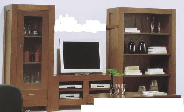 Oferta Muebles de Salón Madera Maciza de Roble T.V.