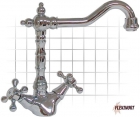 Flexinort - Grifería Lavabo rústica 3111C Cromo - mejor precio | unprecio.es