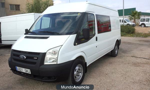 Ford Transit 2.4TDCI Kombi ,140cv,6 velocidades,año 2008