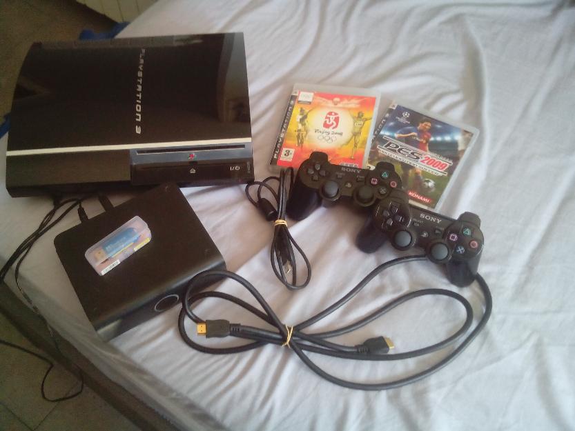 Ps3 +2 mandos+chip+disco duro