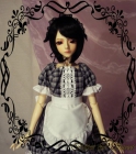 BJD Dollfie [Bitter&Sweet] Vestido Lolita Maid blanco y negro - mejor precio | unprecio.es