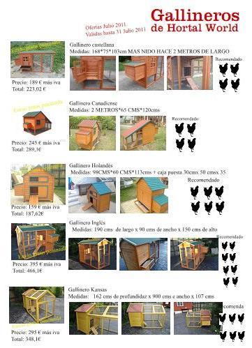 Gallineros en oferta de Julio de Hortal World