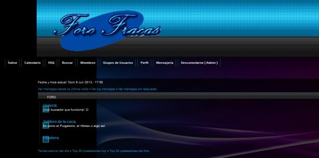 Nuevo foro: http:  forofracas foroactivo com .  :)