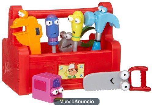 Fisher-Price P1480-0 - Caja de herramientas parlante de Manny Manitas de Disney [versión en alemán]