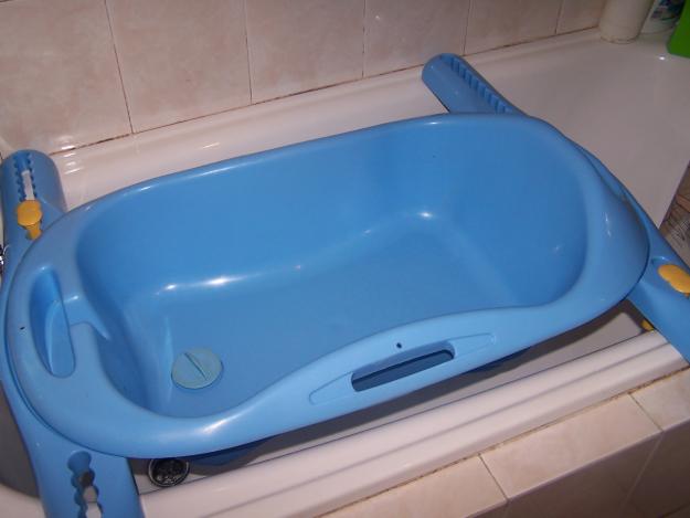 bañera bebé y asiento