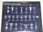 CUADRO MINIATURAS TROFEOS REAL MADRID - mejor precio | unprecio.es