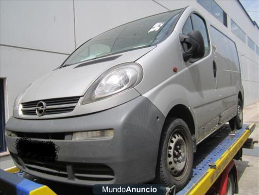 despiece opel vivaro año 2004