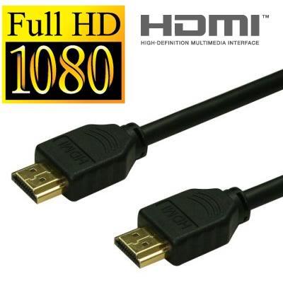 Cable HDMI Oro 24k. 2 metros. 1080p FullHD. Versión 1.3. Ps3,Xbox360,DVD,Bluray.