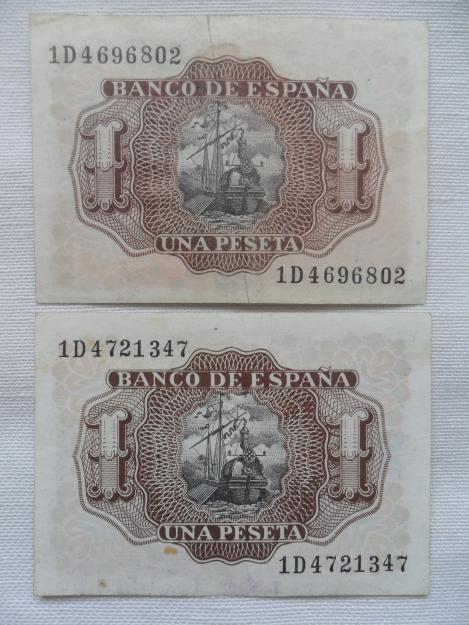 Billete de una peseta 1953