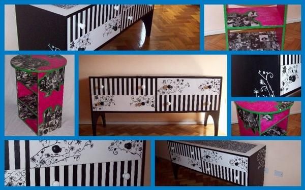 MUEBLES DE DISEÑO RECICLADOS