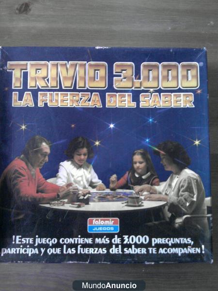 TRIVIO 3000 juego de mesa de los 80