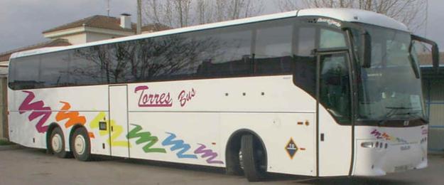 Alquiler de autocares, minibuses, microbuses y 
taxis, Torres Bus, S.L.