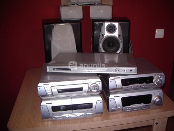 minicadena technics con sonido envolvente sola o en lote