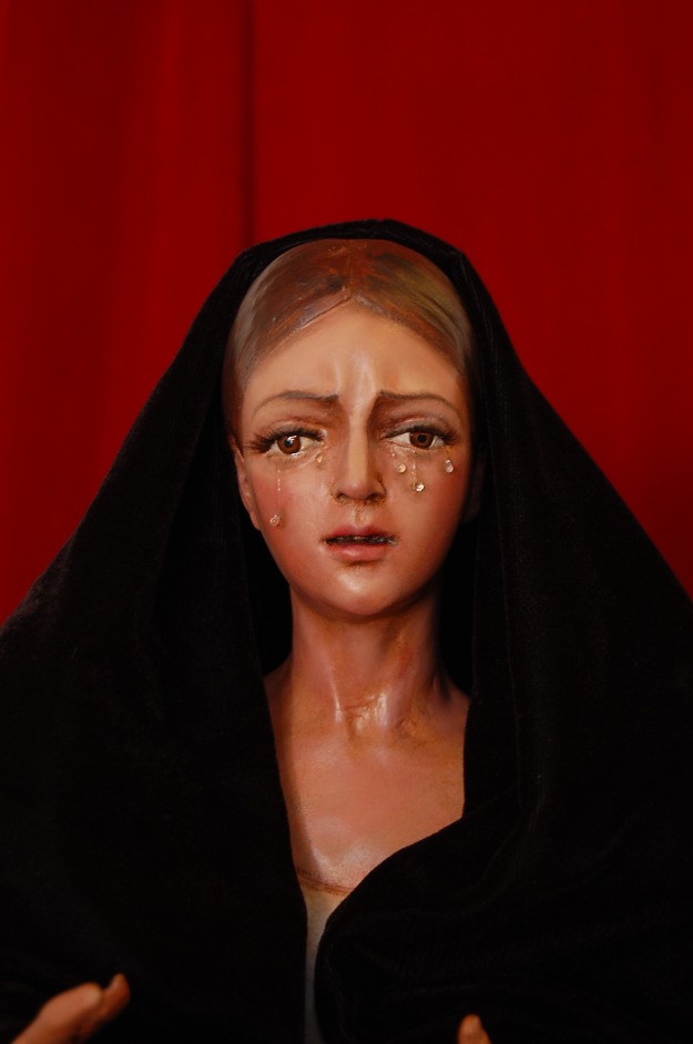 Virgen estilo macareno(80cms)