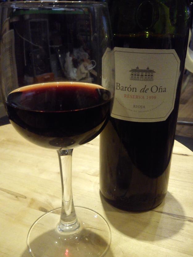 RIOJA Barón de Oña Reserva 1998