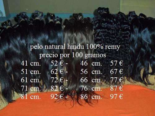 Vendo extensiones  pelo natural de la india 100% remy