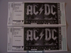 Vendo 2 Entradas para ACDC en Madrid el 5 de Junio de 2009 en el Vicente Calderón - mejor precio | unprecio.es