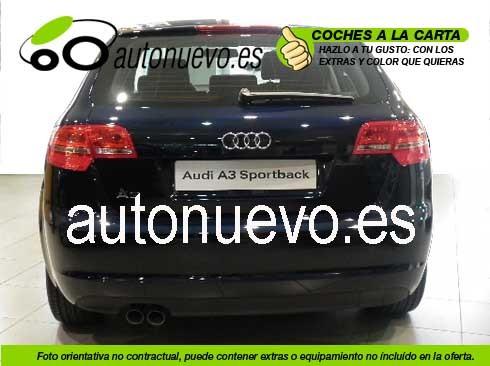 Audi A3 Sportback Attraction 1.4Tfsi 125cv.  6vel   Azul Mar. Nuevo. Nacional.