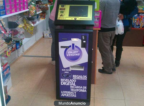 Kiosco digital, loterías, recargas, liberlización