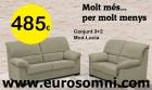 Magnifico conjunto sofas 3 + 2 plazas - mejor precio | unprecio.es