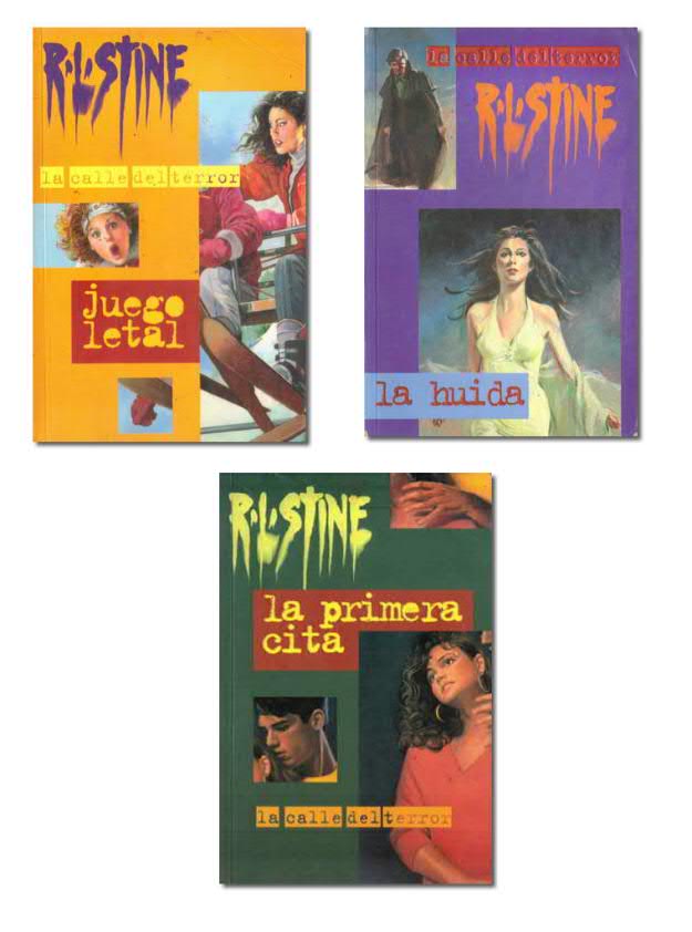 La calle del terror (RL Stine). Lote 3 libros