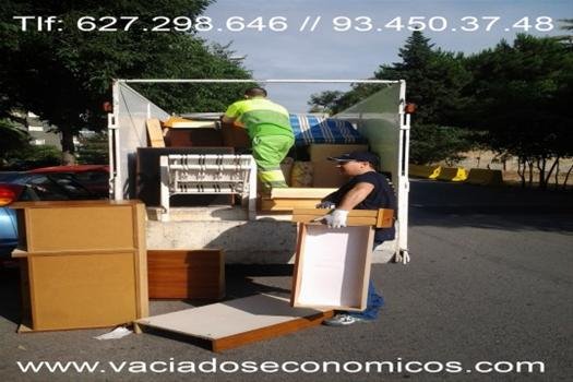 Vaciado pisos 93.450.37.48 vaciar pisos 627298646 retirada muebles barcelona