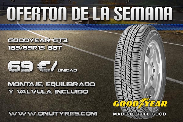 Onutyres, ofertas en ruedas y mecánica rápida de esta semana