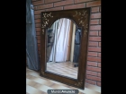 Espejo rústico de madera maciza artesanal - mejor precio | unprecio.es