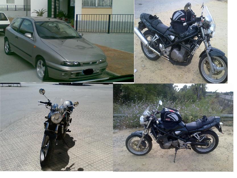 Cambio fiat barvo 1.9 jtd y Suzuki bandit 400 por coche de gasolina