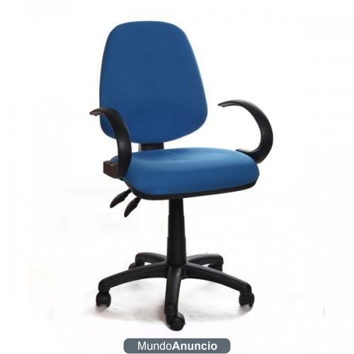 Silla de Oficina Operativa Ruzzi Azul