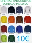 Sudaderas Roly 10€ Con Logo Bordado - mejor precio | unprecio.es