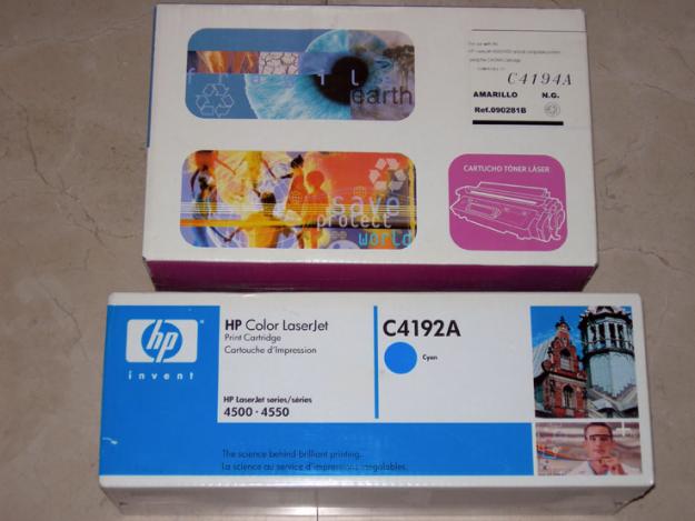 Cartucho de impresión HP color LaserJet 4500 - 4550