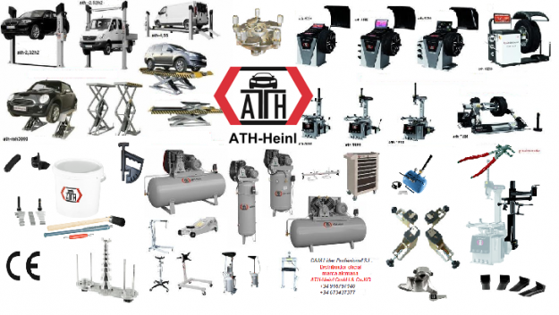 Equipamiento, maquinaria profesional y herramientas del taller mecánico.