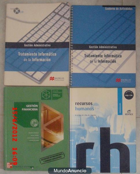 LIBROS ADMINISTRACIÓN Y FINANZAS