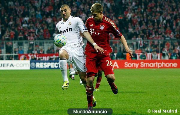 4 entradas real madrid-bayern munich