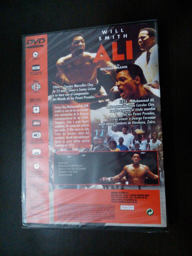 Película a estrenar “Ali” de Will Smith en DVD