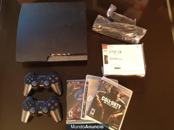 Ps3 slim 320gb y 3 juegos