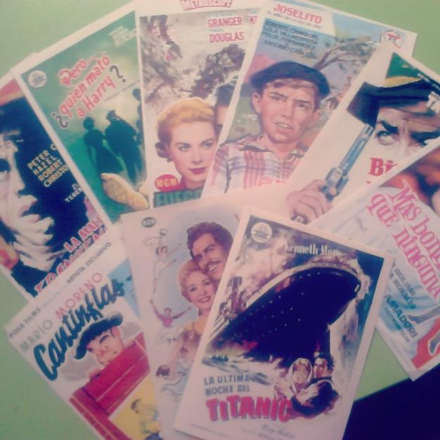 Se vende colección de octavillas de cine años 50/60