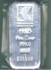 Lingote plata pura 999 de 1 kilo comprado en el Kantonal Bank Suizo - mejor precio | unprecio.es