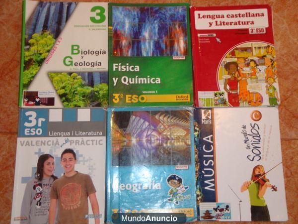 SE VENDEN LIBROS 3º ESO