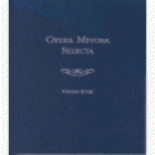 Opera Minora Selecta (Selección de 27 estudios arqueológicos: El Augusto de Lora del Río, Cerámica griega de los Castell - mejor precio | unprecio.es